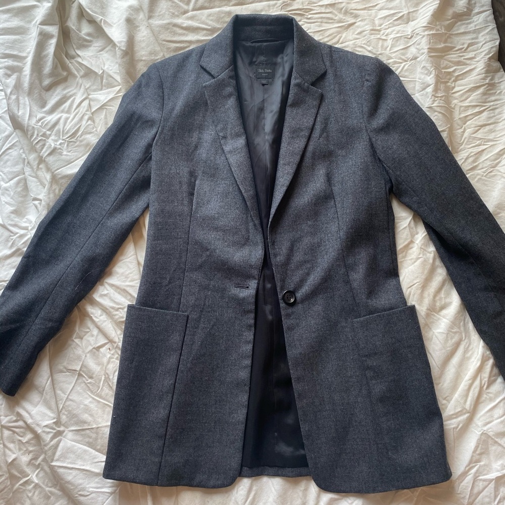 EUC Soft Wool Talula Babaton Aritzia Sz 4 Gray Blz